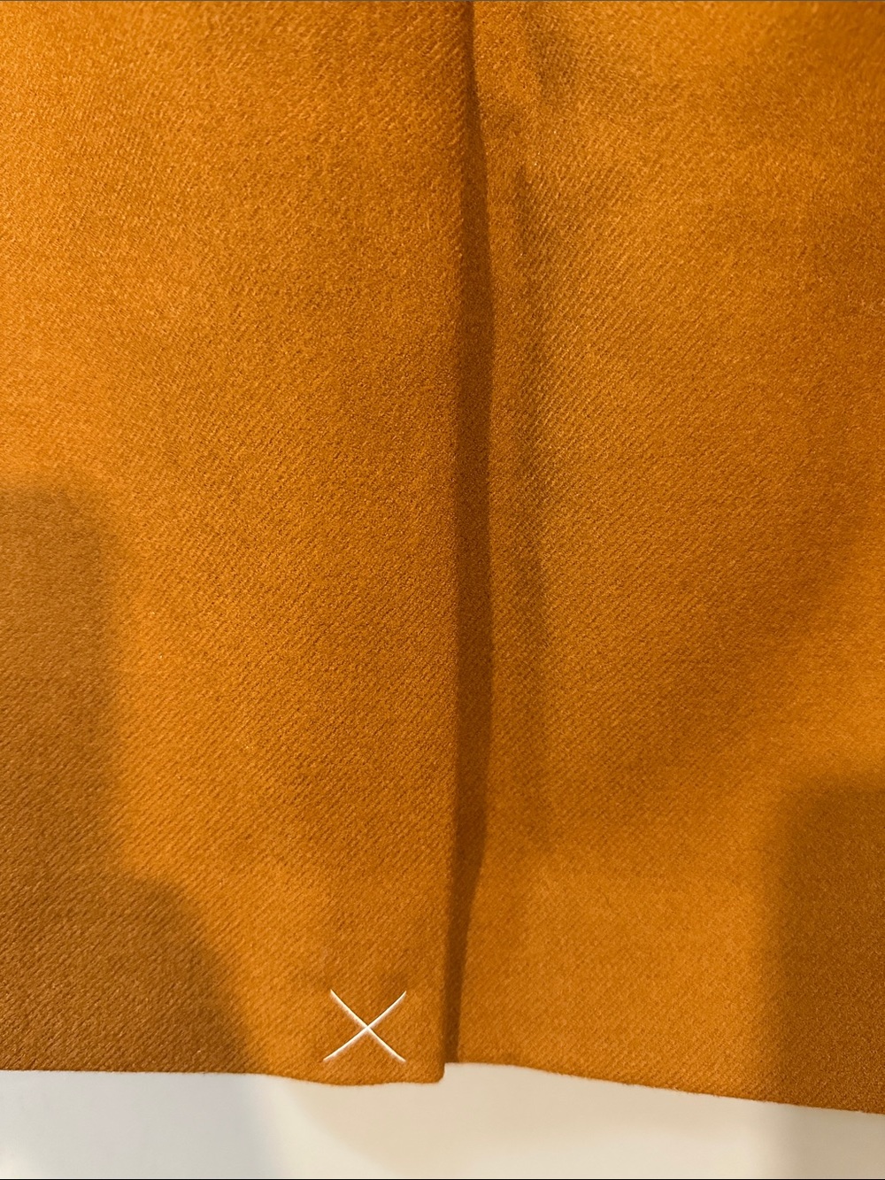 J.Crew Wool Pencil Skirt Rust Orange Camel Brown Classic Career Skirt Workwear - Picture 10 of 11